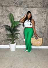 Let’s stay lit pants  (Green)