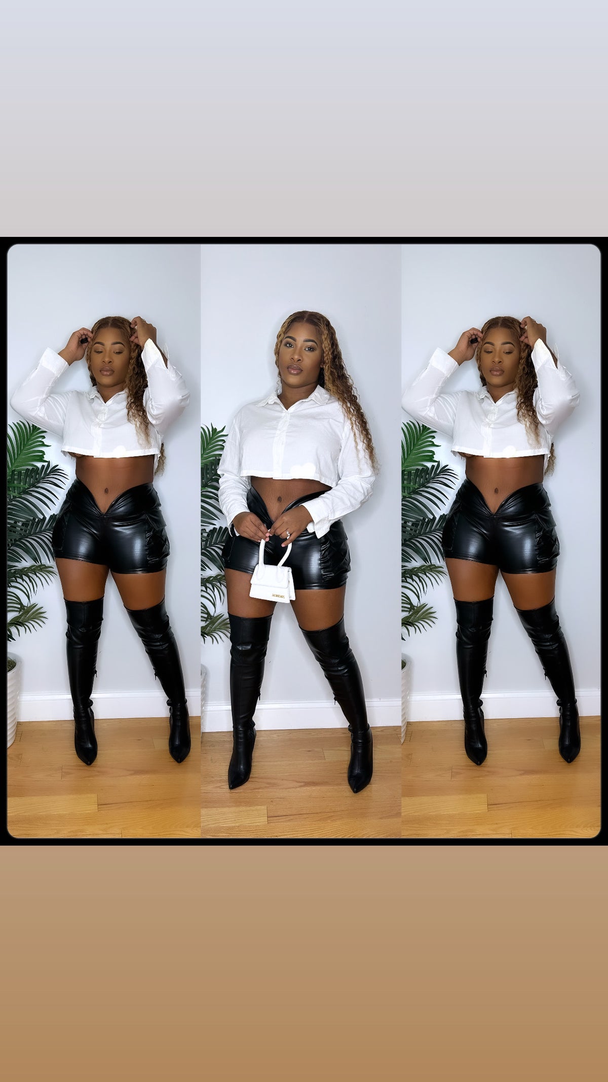 Dare Leather shorts