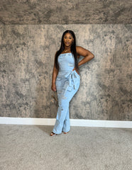 The Out Of My Pockets Denim Jumpsuit